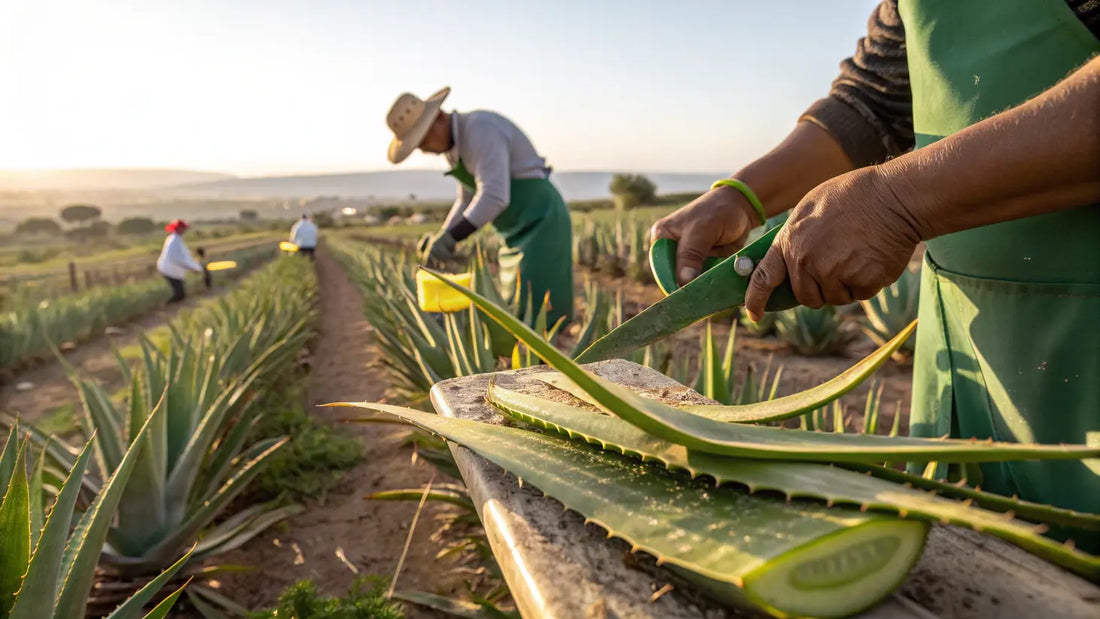 Organic European Aloe Vera Skincare: Natural Vegan Wellness Product Showcasing Pure Botanical Hydration Essence

