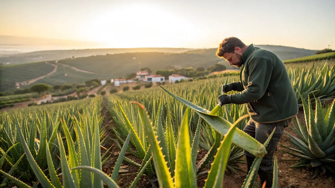 Bio-Aloe Vera Ampullen gegen Stress-Haut: Natürliche Beruhigung für strahlende, gesunde Haut in 7 Tagen
