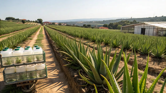 Aloe Vera Orgánico Cultivado en Portugal: Gel Natural para Cuidado Facial Ecológico y Vegano
