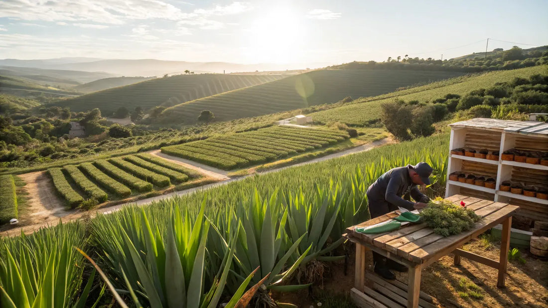 Aloe Vera Orgánico Para Eczema y Psoriasis: Crema Natural Calmante de Piel Portuguesa
