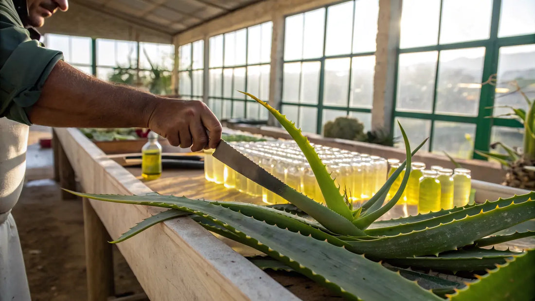 Alt Text en español:

Máscara facial nocturna orgánica de aloe vera, hidratación natural para piel sensible desde Algarve, Portugal
