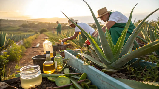 Crema Hidratante Orgánica de Aloe Vera Europea: Nutrición Natural para Piel Sensible y Radiante
