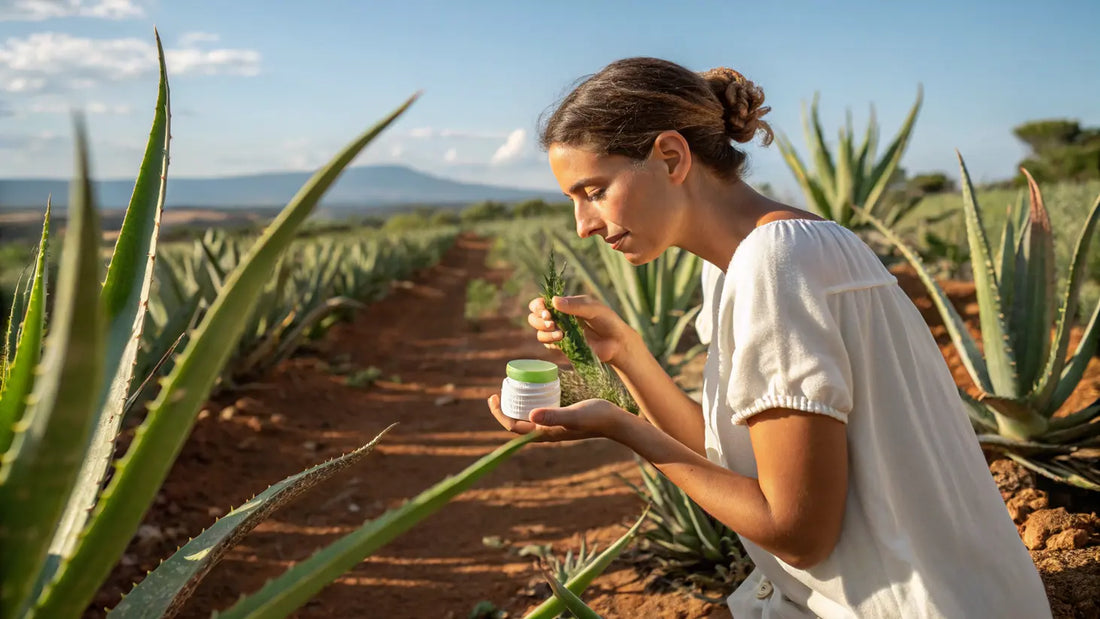 # Alt Text para Imagem

Cosmética Vegana Aloe Vera Biológico Certificado Portugal Algarve Concentrado Natural