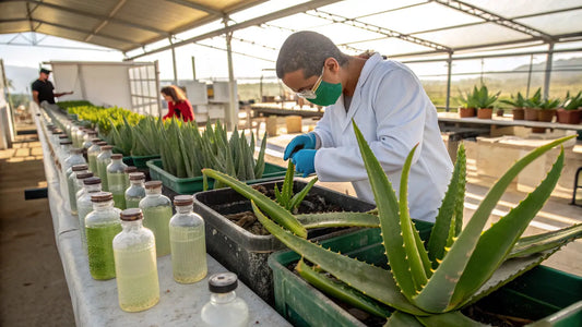 Alt Text for Blog Image:

Organic Vegan Aloe Vera Skincare Transformation: Why Single Ingredient Solutions Fall Short
