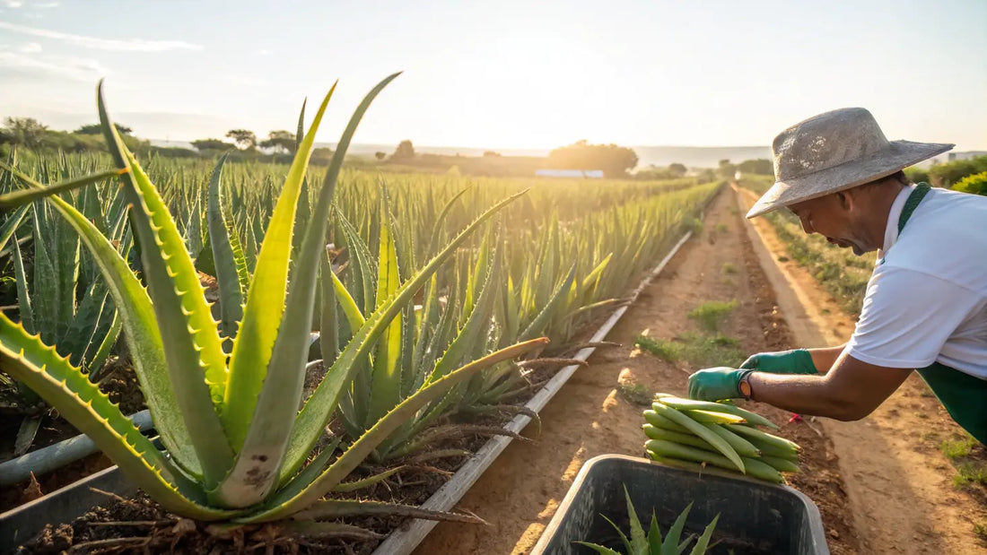 Aloe Vera Bio Natural Skincare: Gel hidratante orgânico português feito com aloe vera puro de cultivo sustentável
