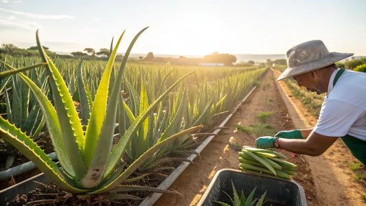 Aloe Vera Bio Natural Skincare: Gel hidratante orgânico português feito com aloe vera puro de cultivo sustentável
