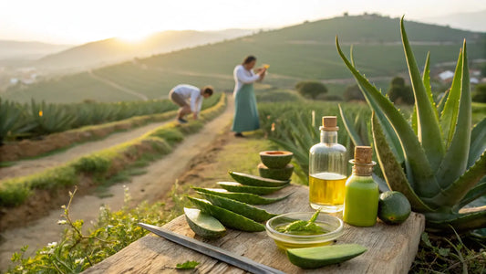 Máscara Noturna de Aloe Vera Bio | Cosmética Natural Portuguesa Aloegarve Regeneração da Pele
