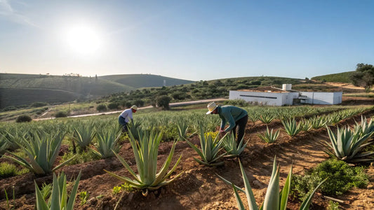 Cultivo Orgânico de Aloe Vera no Algarve: Gel Natural, Vegano e Sustentável em Portugal
