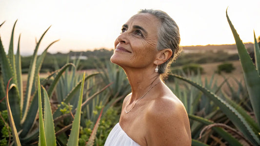 Veganes Aloe Vera Gesichtsgel für reife Haut - Natürliche Pflege aus Portugal für strahlende Hautstruktur
