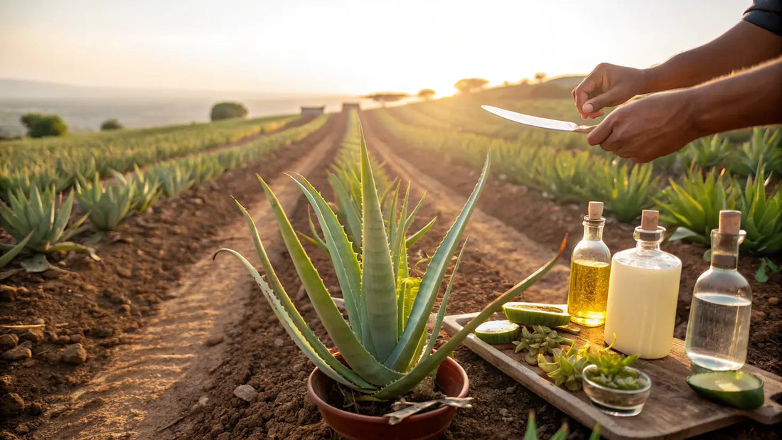 Aloe Vera Orgânico do Algarve: Ingredientes Naturais Portugueses em Cuidados de Pele Sustentáveis
