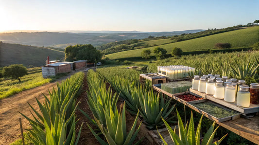 Gel de Aloe Vera e Óleo de Jojoba Orgânico Português: Hidratação Natural para Pele Radiante
