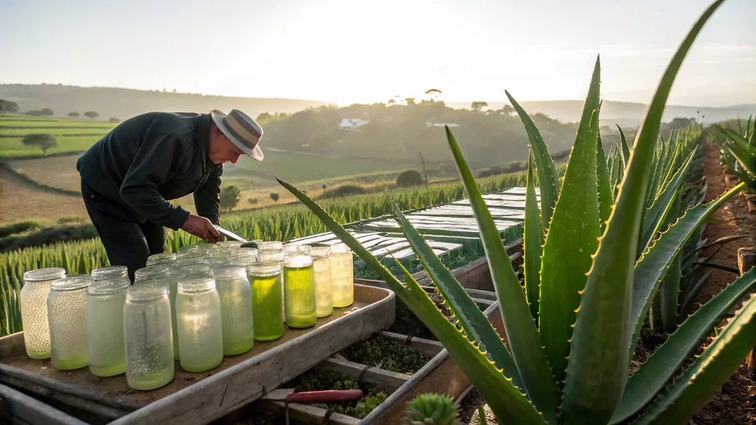 Gel de Aloe Vera Ultra Premium: 15 kg de pureza orgánica europea concentrada en 300 ml de hidratación intensa
