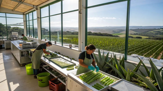 Organic Portuguese Aloe Vera Skincare Natural Botanical Extract for Vegan Skincare Enthusiasts
