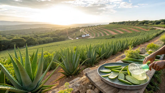 Aloe Vera Orgânico Português: Máscara Noturna Natural para Regeneração e Nutrição da Pele
