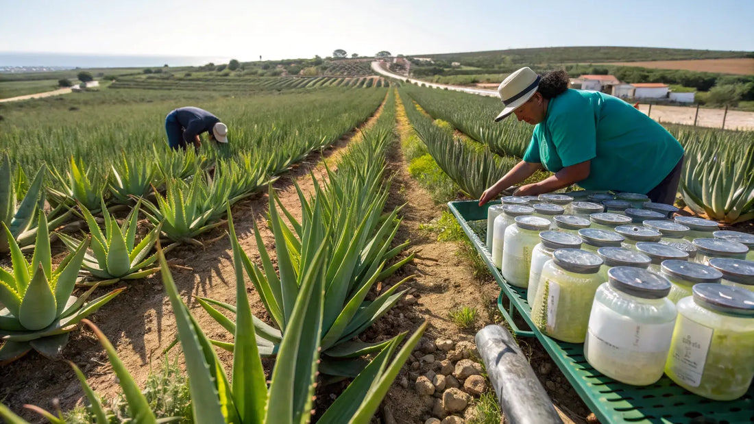 Gel de Aloe Vera 100% Orgânico do Algarve: Hidratação Natural para Pele Sensível e Profissional
