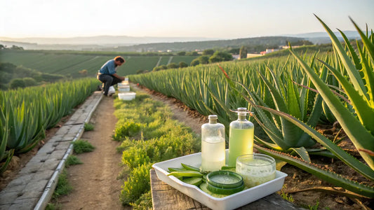 Aloe Vera Orgânico Português: Extractos Naturais de Skincare do Algarve para Pele Radiante
