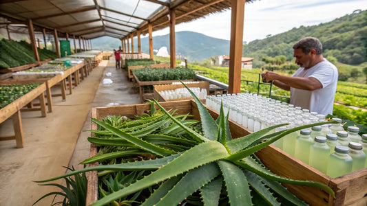 Alt Text in Spanish:

Gel de Aloe Vera orgánico de cultivo europeo para cuidado natural de la piel, hidratación y bienestar
