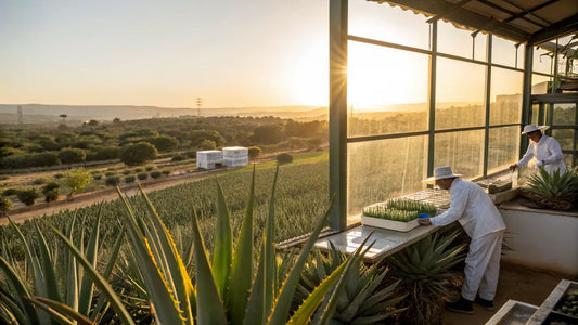 Crème hydratante bio à l'aloe vera portugais, soin naturel vegan pour une peau éclatante et hydratée

