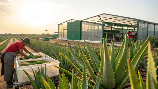 Alt text en español:

Tratamiento natural de bio-estimulación facial con gel orgánico de aloe vera sin agujas, hidratación y colágeno
