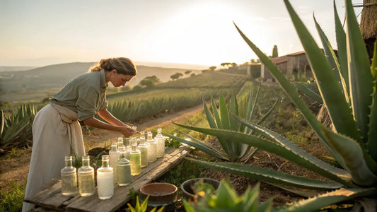 Based on the guidelines and content, here's an optimized alt text:

European Organic Aloe Vera Skincare Product Showcasing Pure Natural Wellness Ingredients

