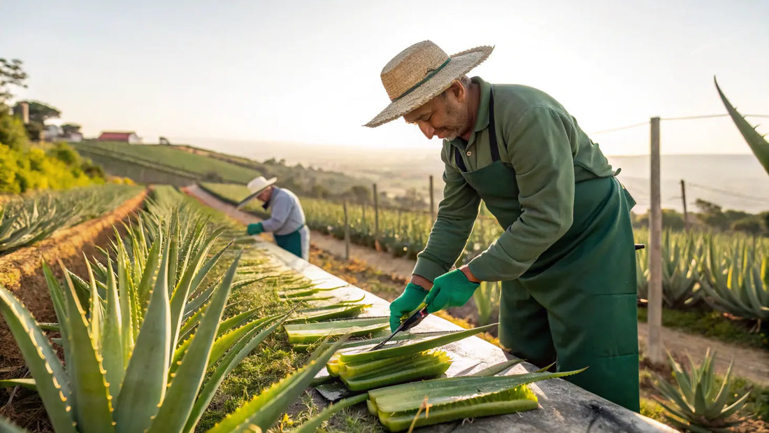 Técnica de Aplicación Experta de Gel de Aloe Vera Orgánico para Hidratación Natural de Piel Europea
