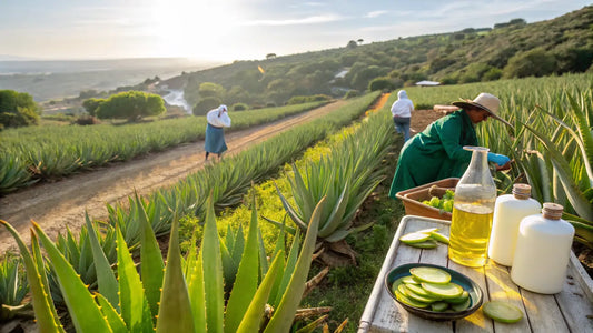 Aloe Vera Orgánico de Aloegarve: Crema Facial Natural para Cuidado Intensivo de Piel Europea
