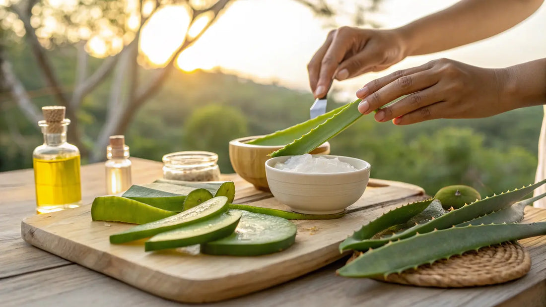 Bio-Aloe Vera Hautpflege: Sanfte, vegane Retinol-Alternative für strahlende, irritationsfreie Haut aus Europa
