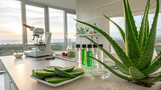 Alt-Text in Deutsch:

Wissenschaftliche Aloe Vera Hautpflege aus Portugal - Bio, vegan, natürliche Hautpflege für strahlende Haut
