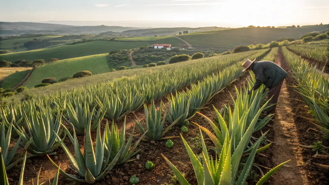 Alt-Text für Blog-Bild in Deutsch:

Bio-Aloe Vera Feuchtigkeitspflege aus Europa: Natürliche Hautpflege mit 200-facher Konzentration und veganer Formel
