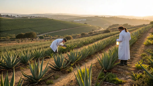 Based on the guidelines and requirements, here's the alt text for the blog image:

Organisches Aloe Vera Gel für Winterpflege - 200% Konzentration aus portugiesischer Naturproduktion
