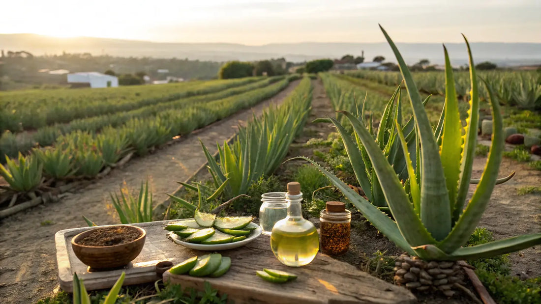 Alt Text en Español:

Gel de Aloe Vera Orgánico de Aloegarve: Cosmética Natural Vegana Europea para Cuidado Facial
