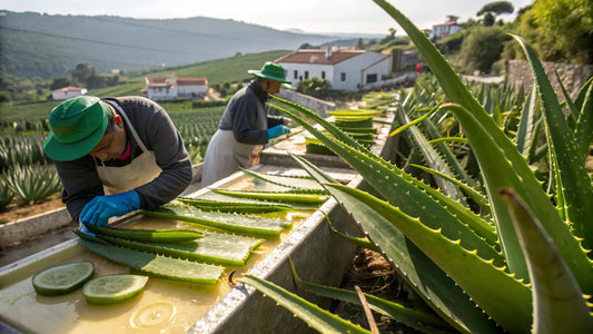 Alt text for the blog image:

Cosmétique Bio Portugaise : Aloe Vera Naturel et Éthique d'Algarve, Soins de Peau Véganes
