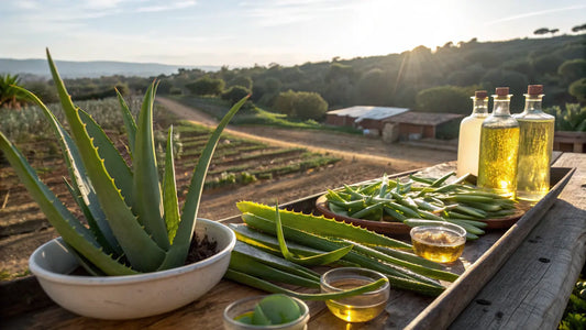 Alt Text en Español:

Gel orgánico de aloe vera natural europeo, crema facial vegana premium para cuidado de piel sensible
