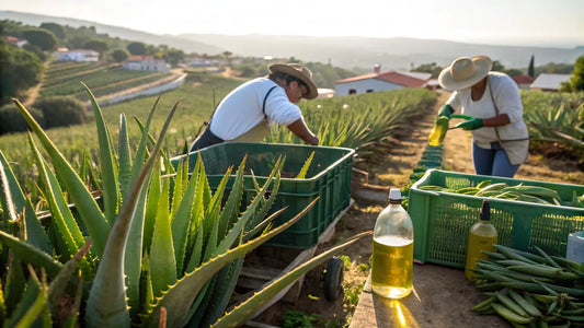 Soins Naturels Aloe Vera Bio: Gel Hydratant Végan Portugal, Peau Éclatante et Protégée
