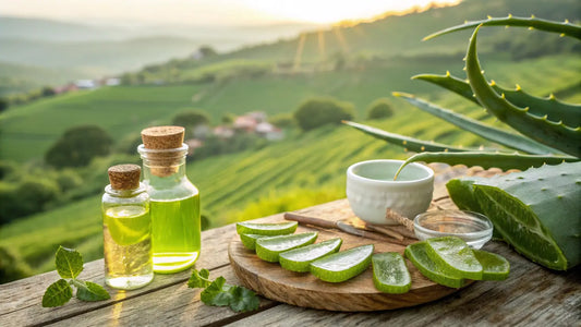 Alt text en español:

Gel de Aloe Vera Orgánico Natural de Aloegarve para Cuidado Facial Ecológico Europeo
