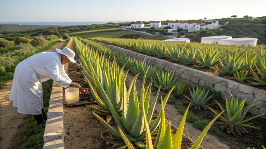 Aloe Vera Orgânico do Algarve: Máscara Noturna Hidratante com Ingredientes 100% Veganos e Naturais

