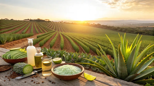 Gel de Aloe Vera Orgânico Português: Hidratação Natural do Algarve em Skincare Bio Vegano
