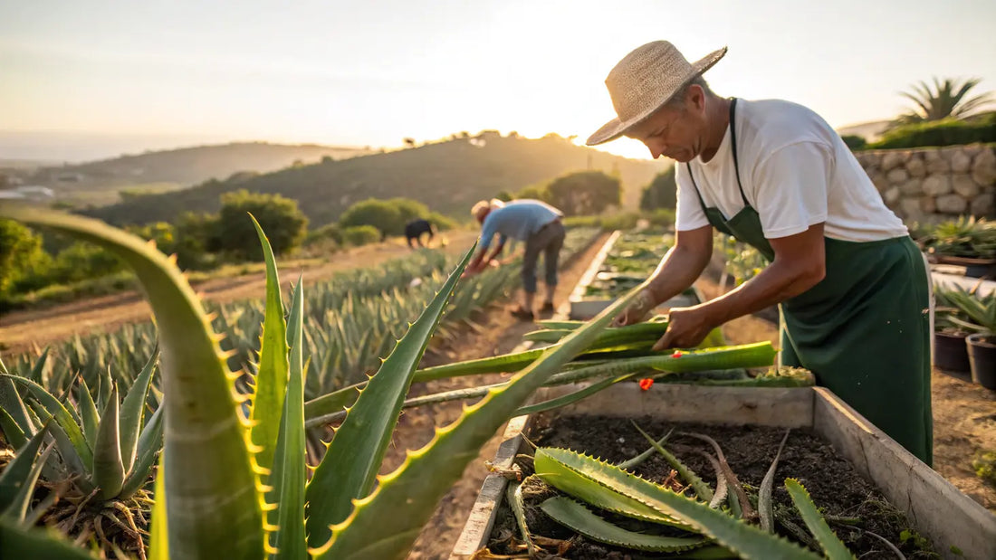 Gel de Aloe Vera Bio Português Natural da Aloegarve para Hidratação e Nutrição da Pele
