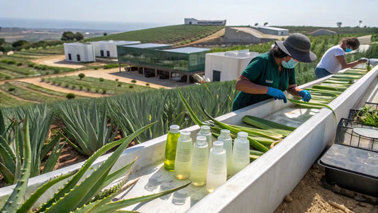 Alt text en español:

Aloe Vera Orgánico Europeo: Crema Natural Vegana para Cuidado Facial con Planta Fresca
