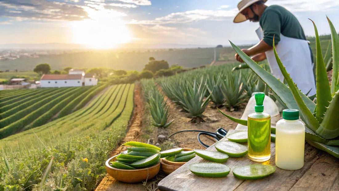 Alt texte pour l'image (Français) :

Aloe Vera Bio Européen: Soin Naturel Vegan Hydratant et Apaisant pour Peau Éclatante
