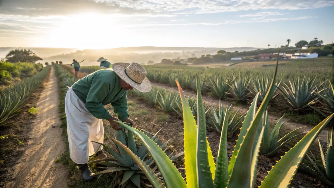 Aloegarve's Organic Aloe Vera Skincare Restoring Sun-Damaged Skin with Natural European Healing Gel
