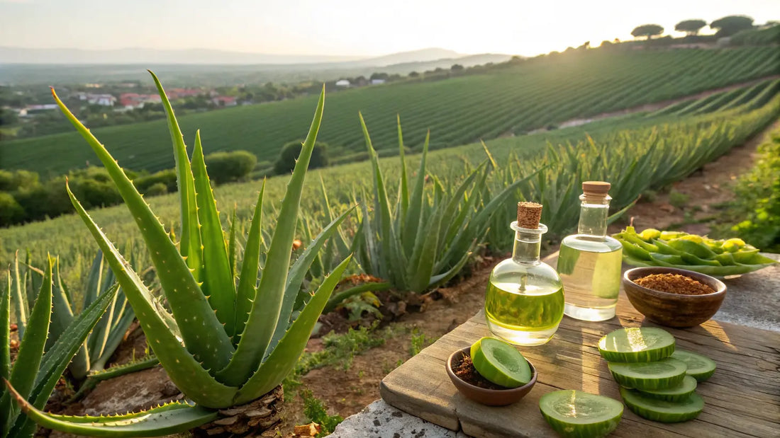 Aloe Vera Bio Orgánico: Gel Natural Hidratante para Piel Sensible de Cultivo Europeo
