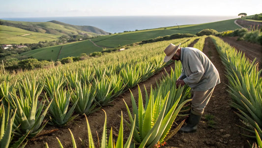 Aloe Vera Hautpflege aus Portugal: Bio, intensiv pflegend mit 200% Konzentration für strahlende Haut
