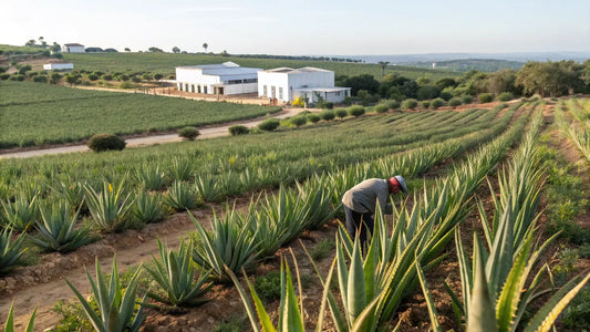 Alt text for the blog image in Spanish:

Cosméticos orgánicos de aloe vera europeos, producto natural de skincare vegano de Aloegarve
