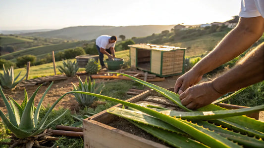 Alt text for the image:

Soin Aloe Vera Bio Naturel pour Peaux Sensibles | Hydratation Douce et Apaisante Made in Europe
