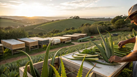 Alt texto: Cosméticos Veganos Aloe Vera Certificados de Aloegarve: Skincare Natural e Ética Portuguesa
