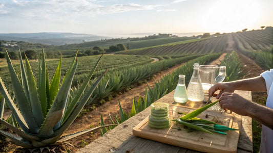 Gel de Aloe Vera Orgânico Português da Aloegarve, Hidratação Natural para Pele Sensível
