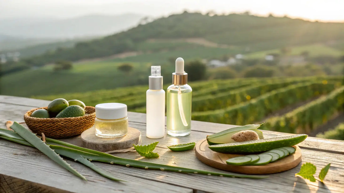 Alt-Text für Blog-Bild:

Minimalistische Aloe Vera Skincare: 3 Bio-Hautpflegeprodukte für strahlende, natürliche Schönheit aus Portugal
