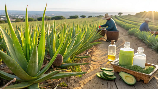 Alt text en español:

Gel de Aloe Vera Orgánico Natural de Portugal, Producto Vegano para Cuidado Facial Ecológico

