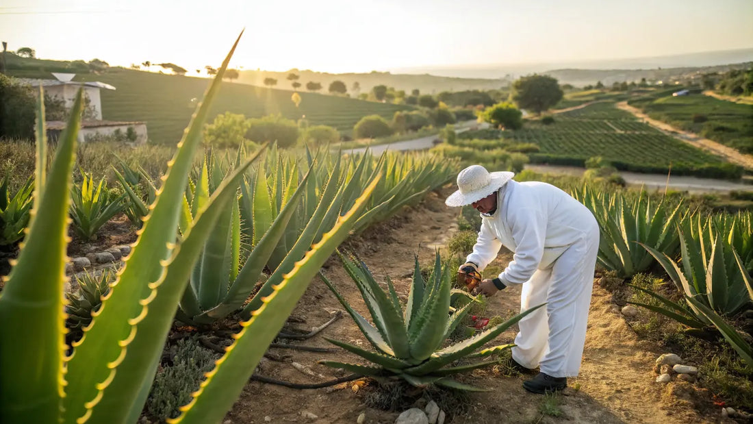 Creme Hidratante Vegano com Aloe Vera Orgânico do Algarve, Nutrição Natural para Pele Sensível

